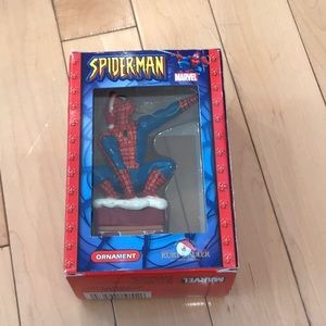 Like New SPIDER-MAN Christmas ornament in box - 2003 Marvel Comics Kurt S. Adler